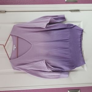 Ombre Purple Sweater